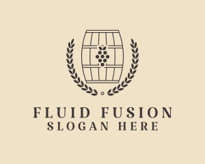 Grape Wine Distillery logo design