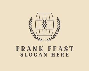 Grape Wine Distillery logo design