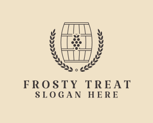 Grape Wine Distillery logo design