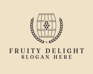 Grape Wine Distillery logo design