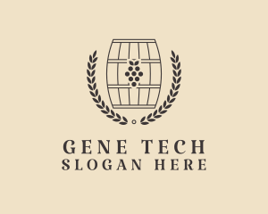 Grape Wine Distillery logo design