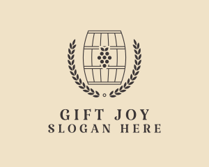 Grape Wine Distillery logo design