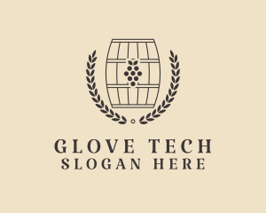 Grape Wine Distillery logo design