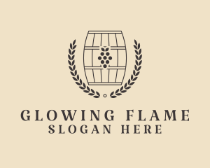 Grape Wine Distillery logo design