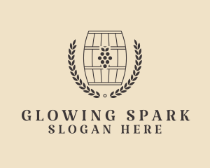 Grape Wine Distillery logo design