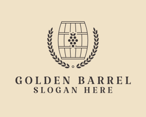 Grape Wine Distillery logo design