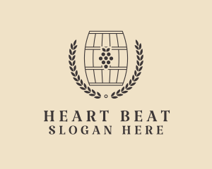 Grape Wine Distillery logo design