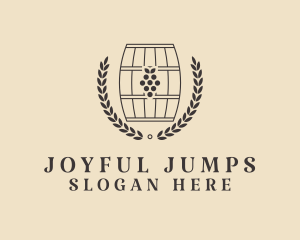 Grape Wine Distillery logo design