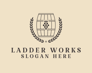 Grape Wine Distillery logo design