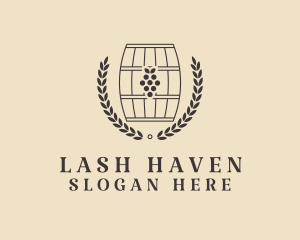 Grape Wine Distillery logo design