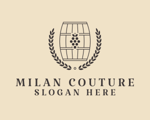 Grape Wine Distillery logo design