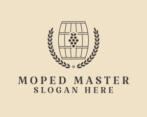 Grape Wine Distillery logo design