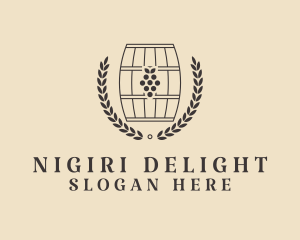 Grape Wine Distillery logo design