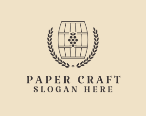 Grape Wine Distillery logo design