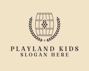 Grape Wine Distillery logo design