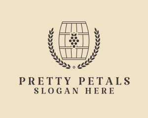 Grape Wine Distillery logo design