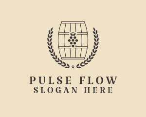 Grape Wine Distillery logo design