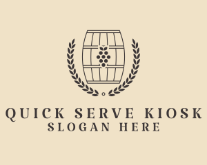 Grape Wine Distillery logo design