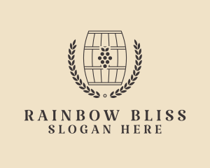 Grape Wine Distillery logo design