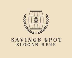 Grape Wine Distillery logo design