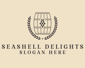 Grape Wine Distillery logo design