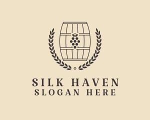 Grape Wine Distillery logo design