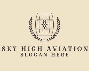 Grape Wine Distillery logo design