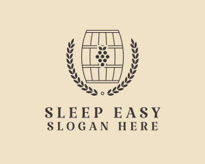 Grape Wine Distillery logo design