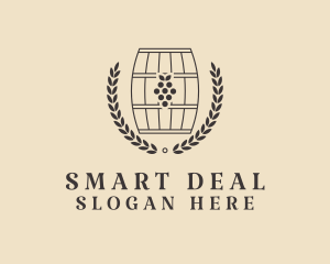 Grape Wine Distillery logo design