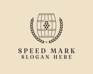 Grape Wine Distillery logo design