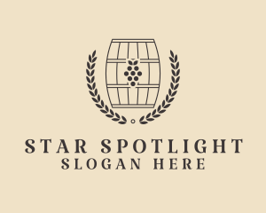 Grape Wine Distillery logo design