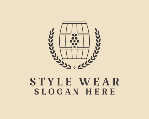 Grape Wine Distillery logo design