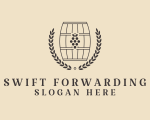 Grape Wine Distillery logo design