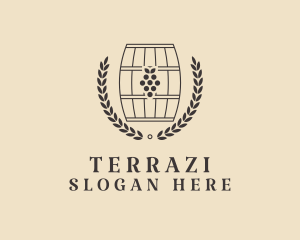 Grape Wine Distillery logo design