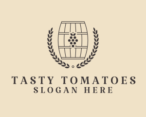 Grape Wine Distillery logo design