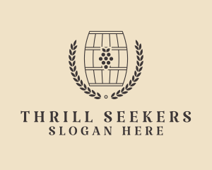 Grape Wine Distillery logo design