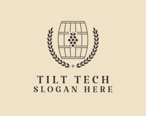 Grape Wine Distillery logo design