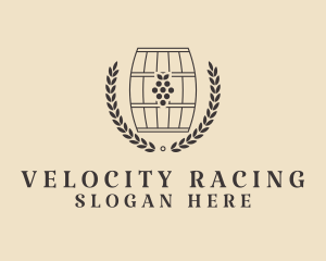 Grape Wine Distillery logo design