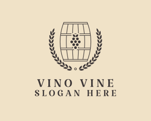 Wine - Grape Wine Distillery logo design