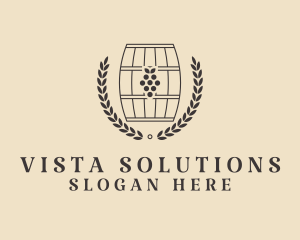 Grape Wine Distillery logo design