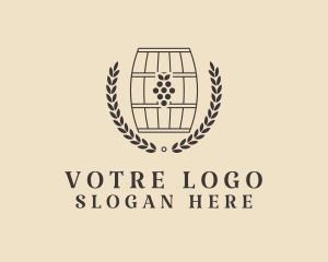 Distillery - Grape Wine Distillery logo design