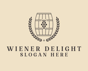 Grape Wine Distillery logo design