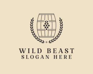 Grape Wine Distillery logo design