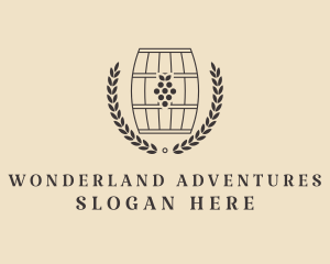 Grape Wine Distillery logo design