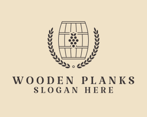 Grape Wine Distillery logo design