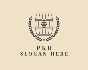 Grape Wine Distillery logo design