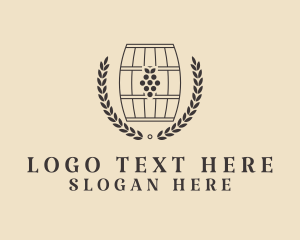 Grape Wine Distillery Logo