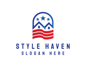 Hostel - Star House America logo design