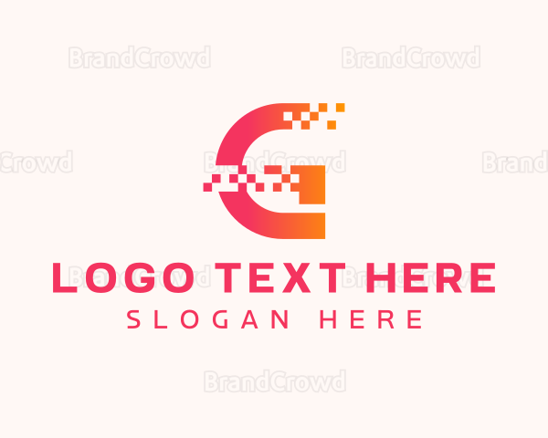 Pixel Tech Letter G Logo