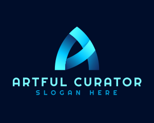 Startup Studio Letter A logo design